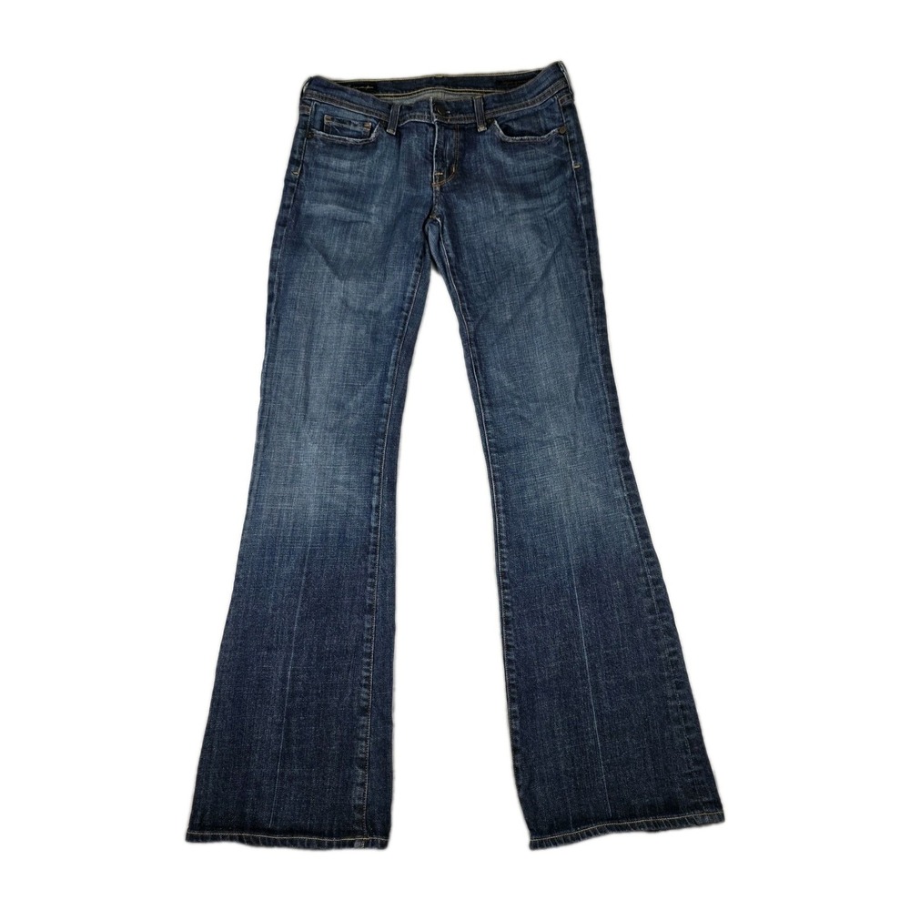 Citizens Of Humanity Jeans Womens Size 29x32 Ingrid Stretch Low Waist Flare Blue